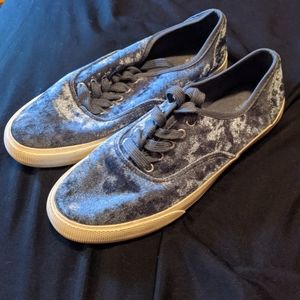 Velvet sneakers